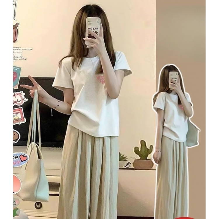 Shoulder Pure Cotton Short Sleeve T-Shirt Women's Summer 2025 New Arrival Loose Underwear Crew Neck Fashionable T-shirt Short Tops