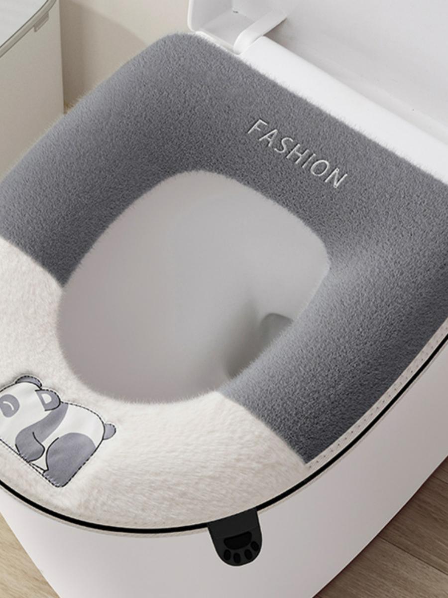 Home Toilet Seat Cover Waterproof Thickened Toilet Seat All Year Round Available Toilet Seat Cover Portable Zipper Toilet Cushion