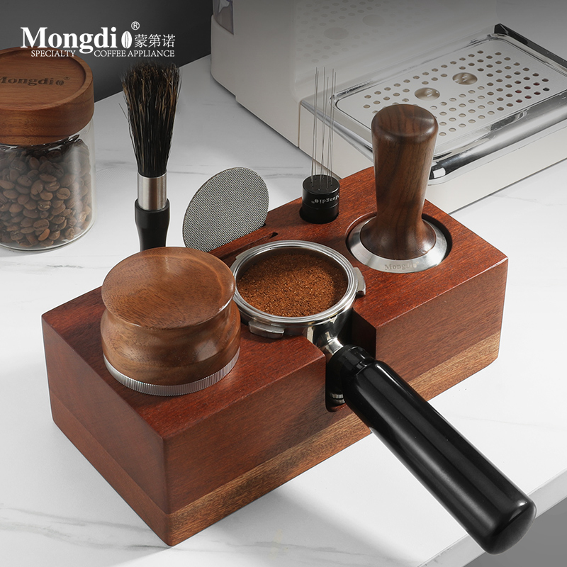 مجموعة قاعدة ضغط القهوة مونغديو 51/58 مم لآلة تحضي...
