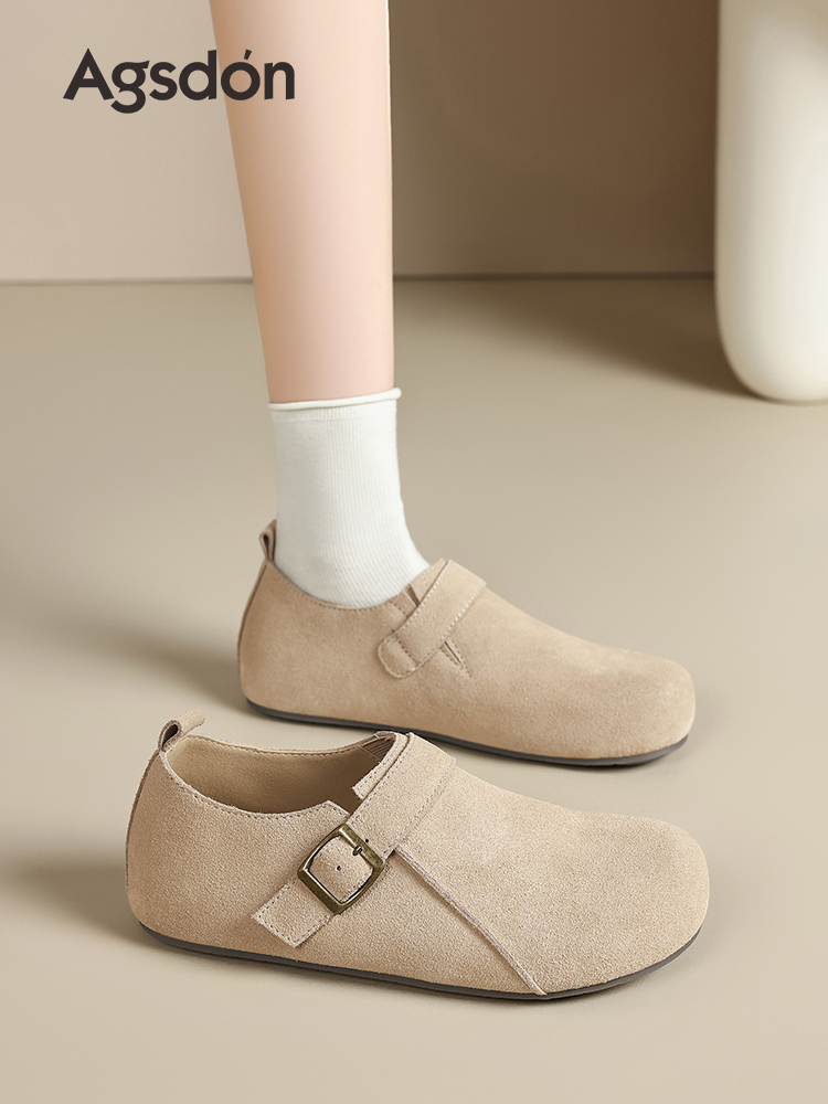 Augusto Birkenstock Women 2025 New Arrival Spring Soft Bottom All-Inclusive Pregnant Women Casual Flats Heattech Snow Cotton Boots