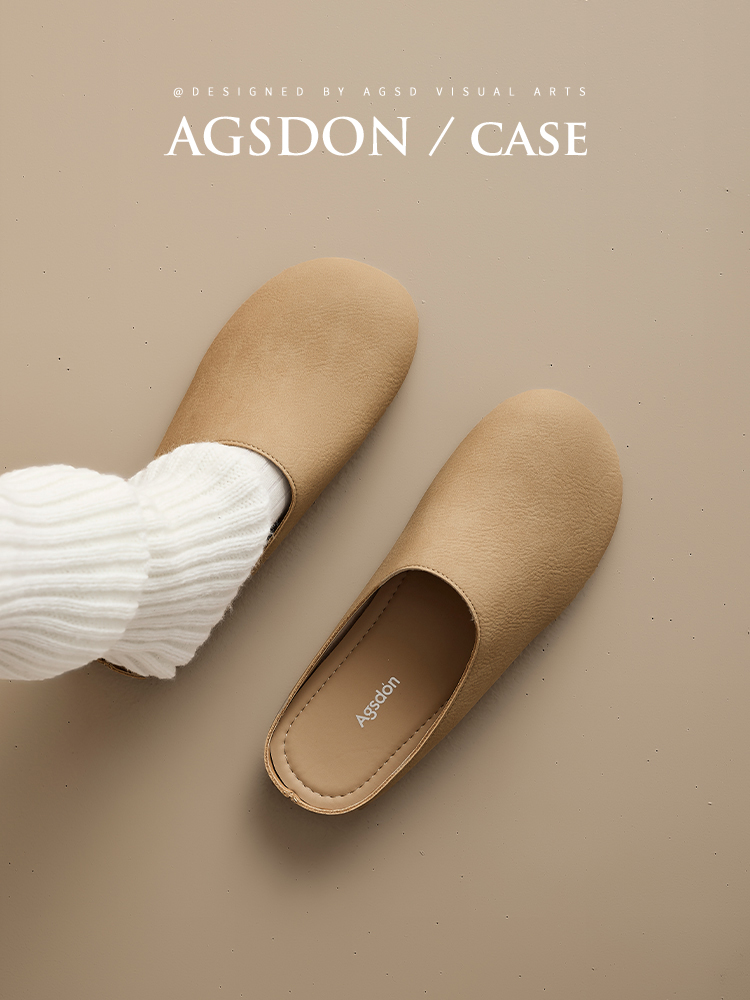 Augusto Thick Sole Birkenstock Female 2024 Fall and Winter New Arrival Casual Fashion Heightened Single Layer Shoes Soft Bottom Closed-Toe Slippers